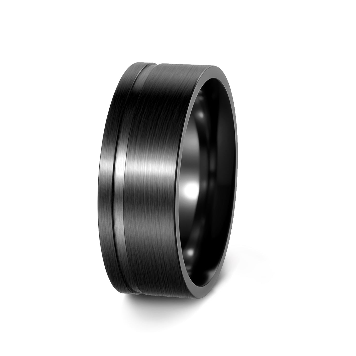 Mens Stainless Steel Ring Matte Brushed Everyday Genie By Planderful Unisex Fashion Accessory