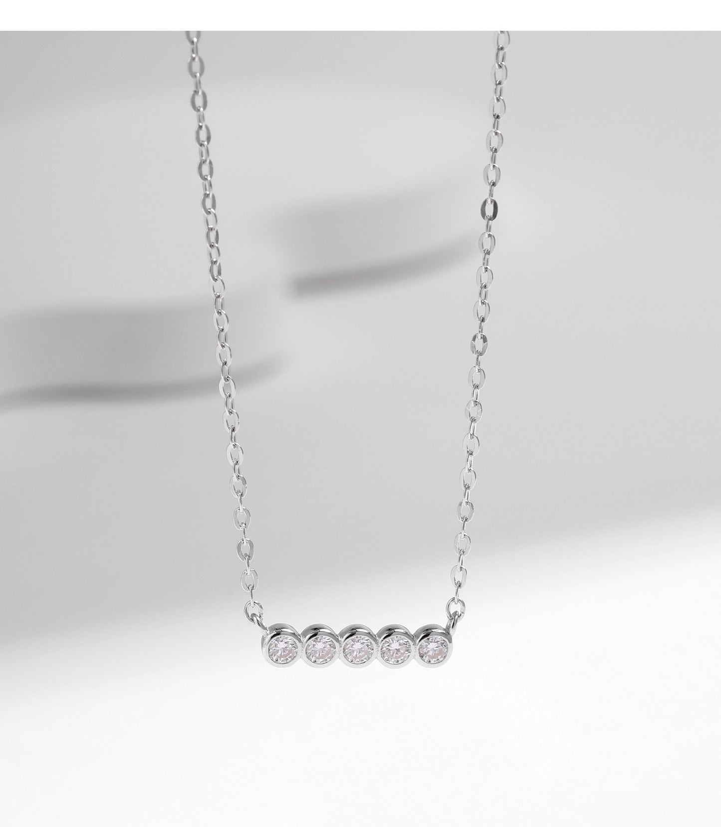 Planderful Moissanite Sparkling Necklace – Exquisite Light Luxury Design