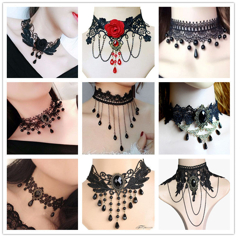 Retro Lace Necklace with European Style Touch - Wholesale Dropshipping Opportunity