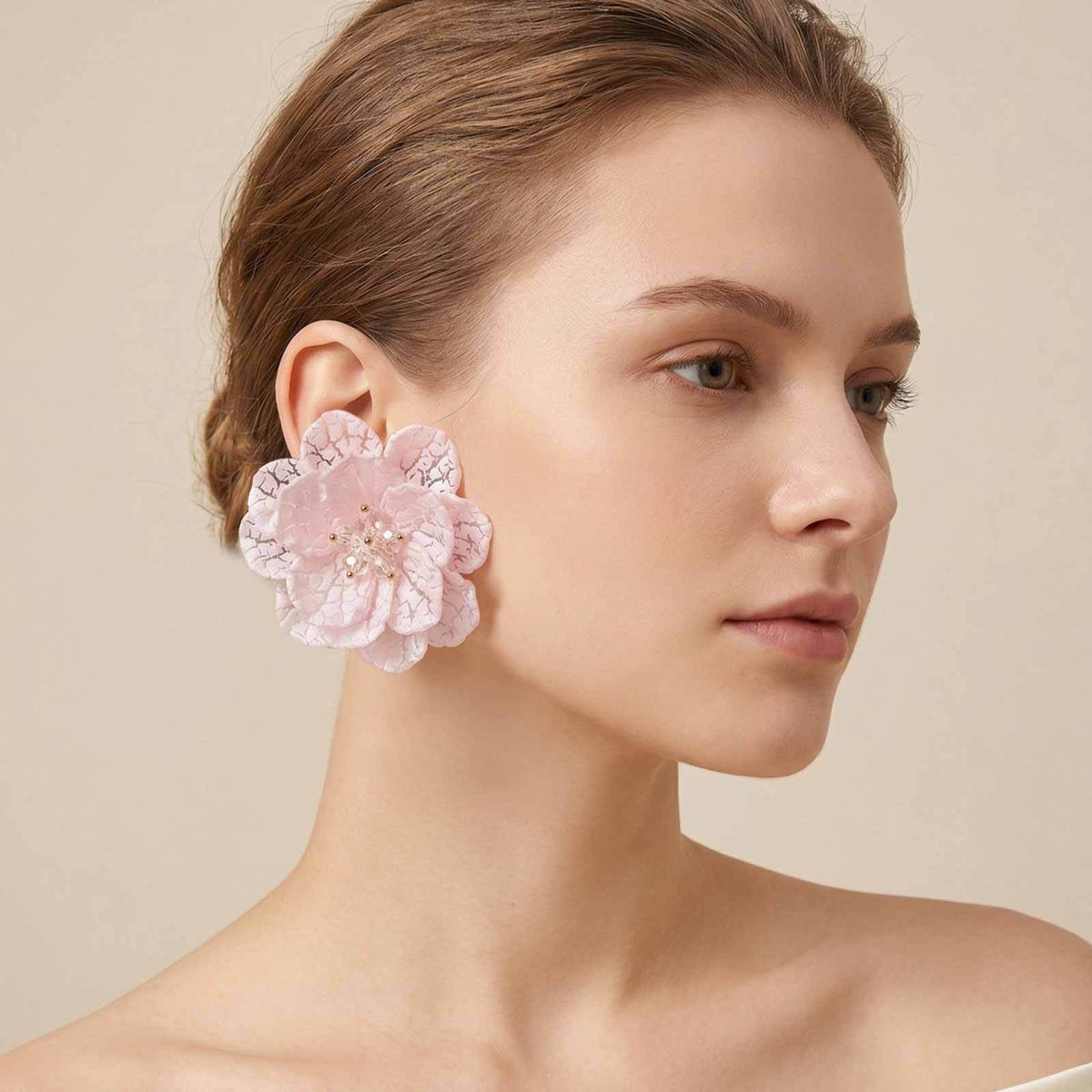 Floral Heart Earrings