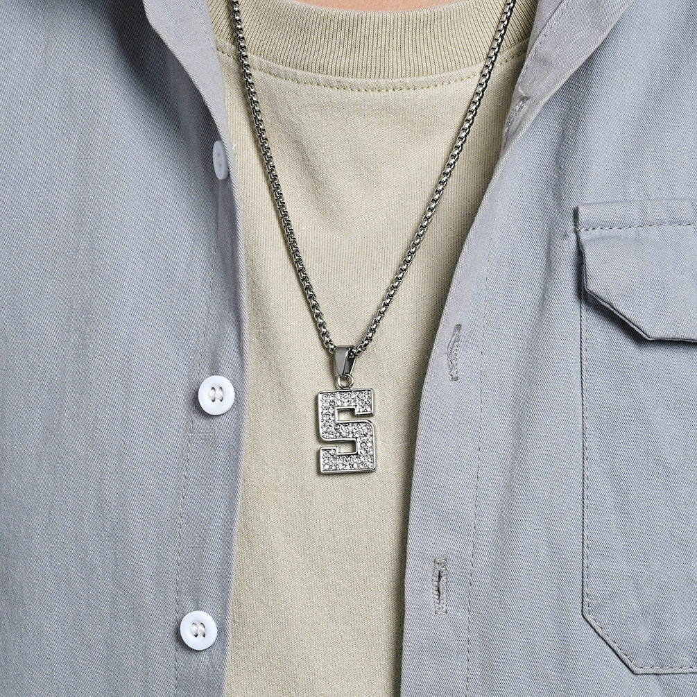 Zircon Necklace - Luxury Streetwear Pendant For Modern Hip Hop Style And Bold Everyday Look