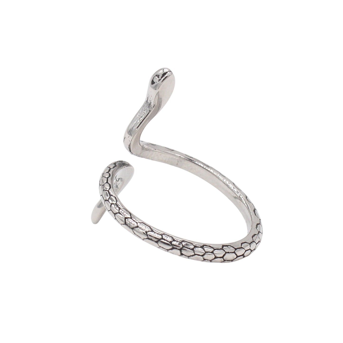 Planderful Jewelry Vintage Snake Ring In Stainless Steel Personalized European Design