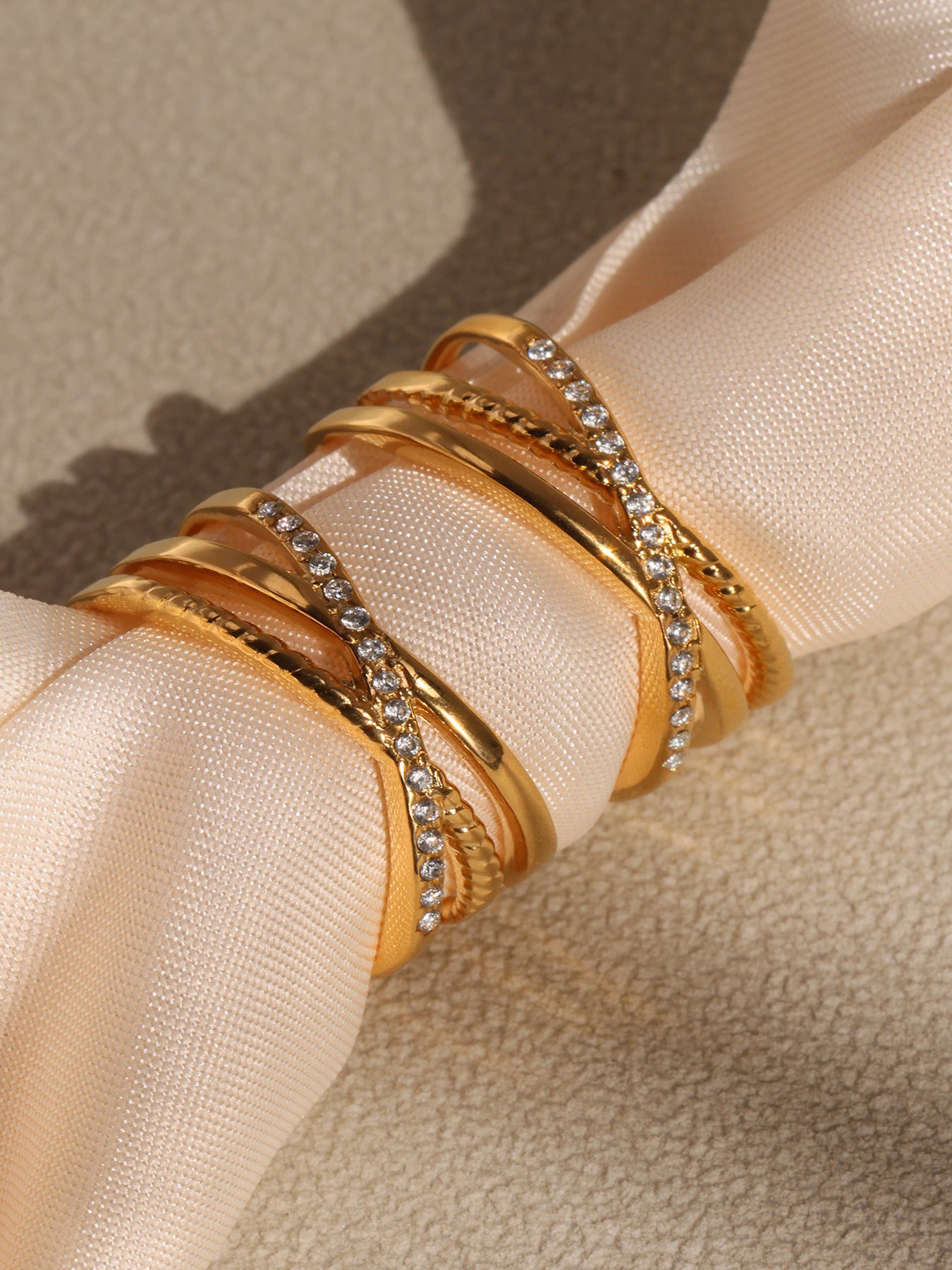 Planderful Everyday Genie Adjustable Zircon Ring Women