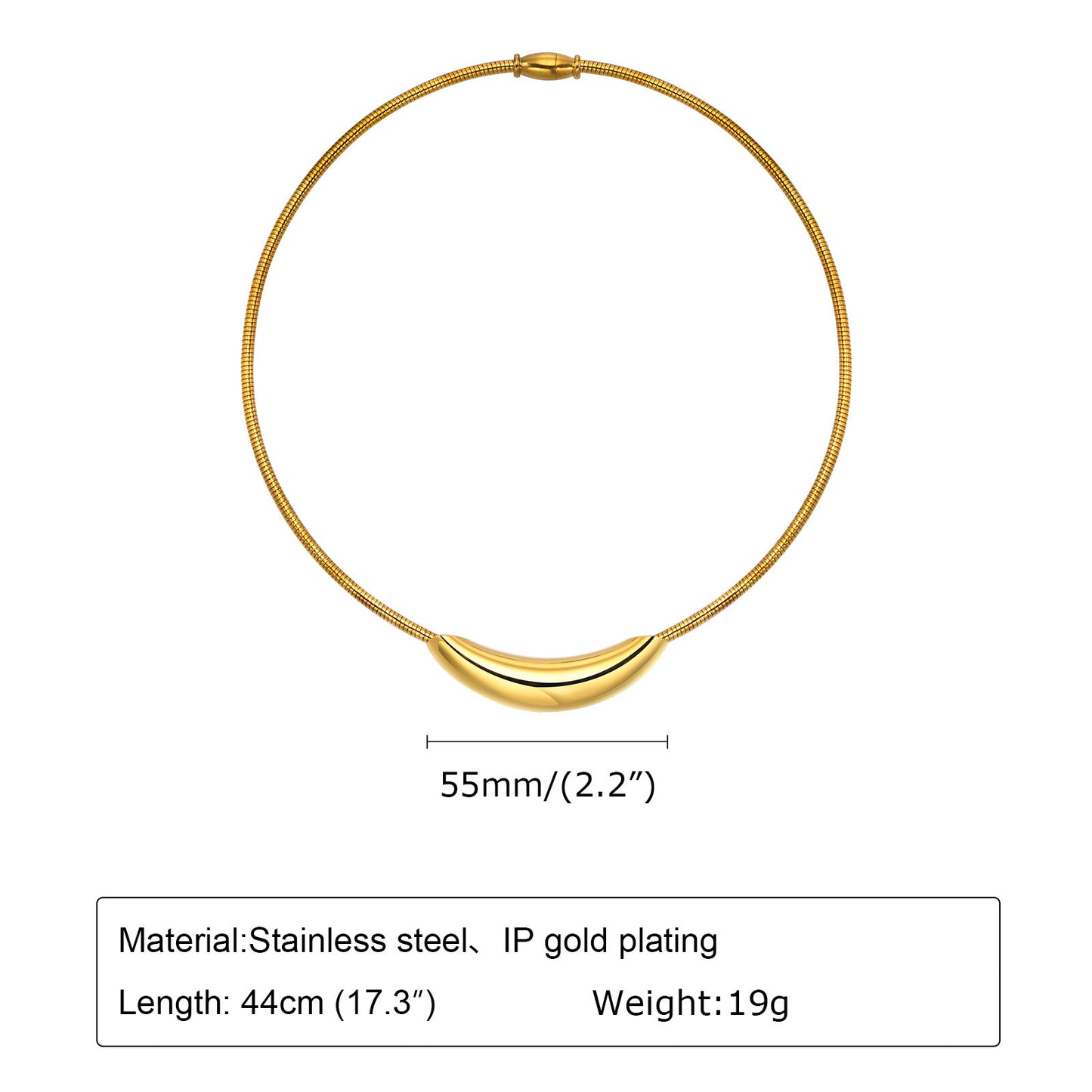 European And American Accessories Wholesale Fashion Gold Necklace