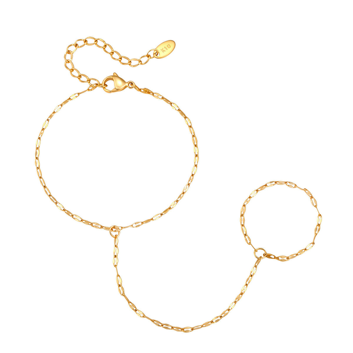 2026 Simple Lip Chain Stainless Steel Bracelet
