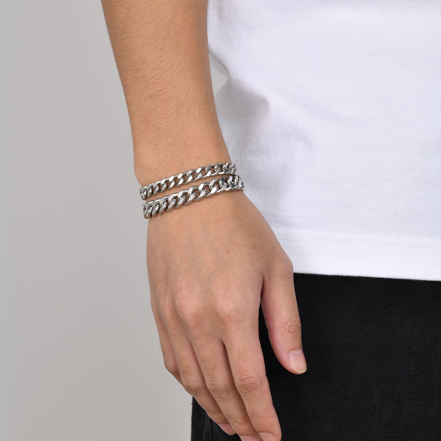 Titanium Steel Jewelry Stainless Steel Cuban Chain for Men