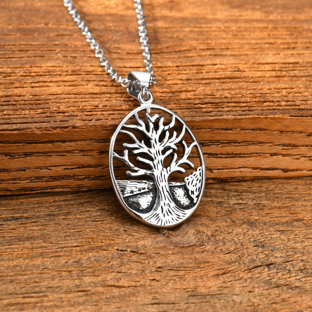 Tree of Life Stainless Steel Pendant