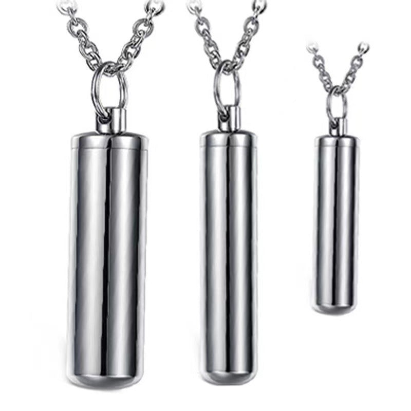 Planderful Everyday Genie Perfume Bottle Necklace For Women Stainless Steel Wishing Pendant Gift