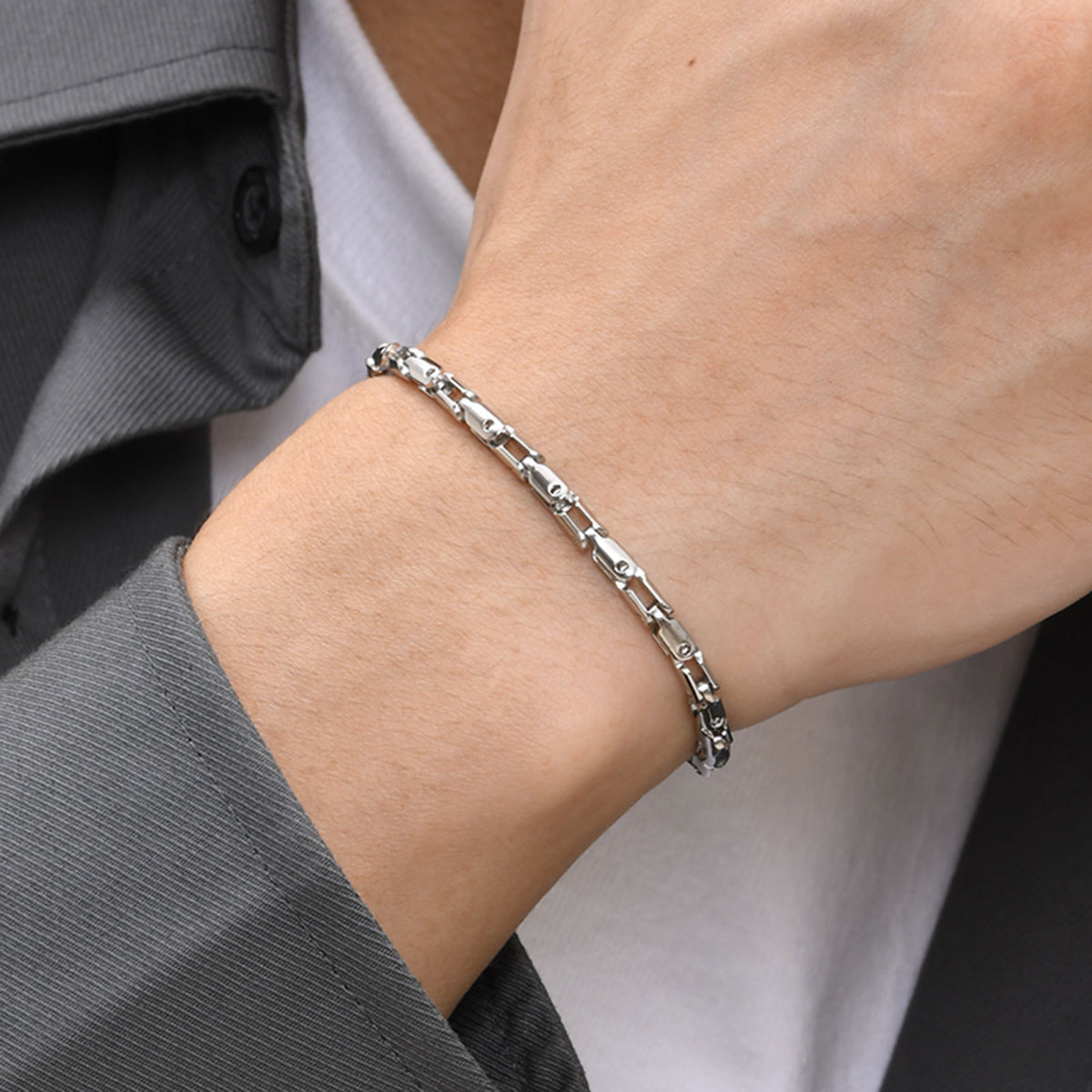 Vintage Stainless Steel Bracelet for Men