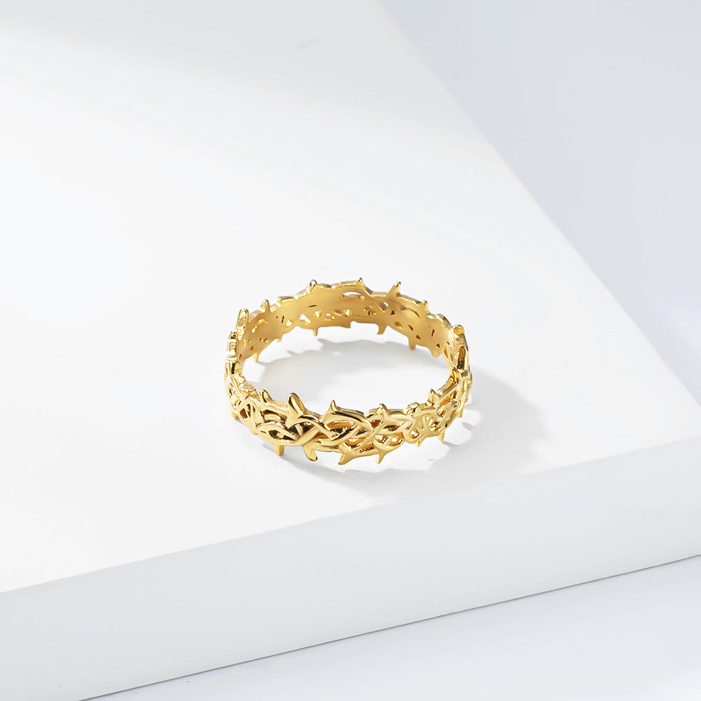 Modern Stainless Steel Ring — Gold / Silver