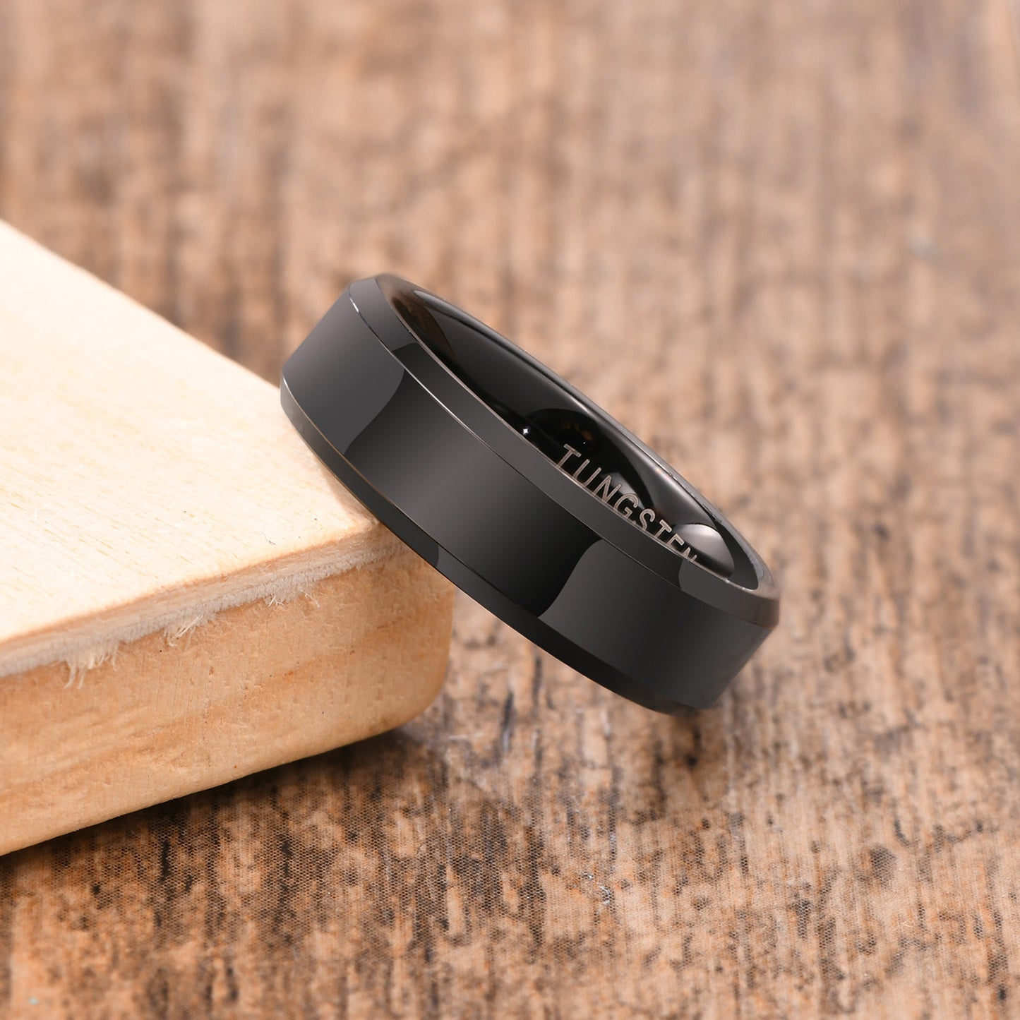 New Jewelry Wholesale Tungsten Steel Men's Ring Korean Edition