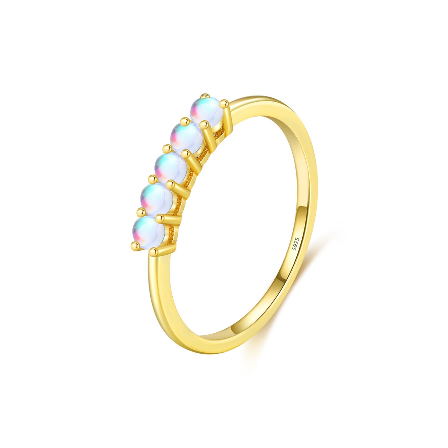 Planderful Everyday Genie Moonstone Ring – Timeless Elegance in Sterling Silver