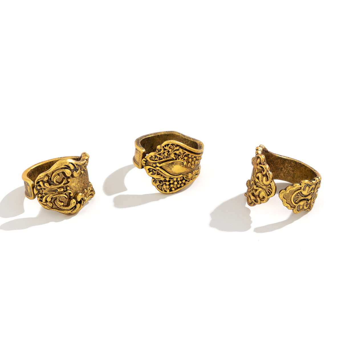 European American Punk Retro Joint Ring Set Exaggerated Opening Ring