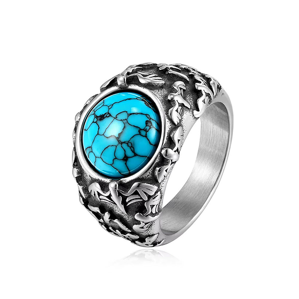 Mens Ring Titanium Steel Personalized Dark Bat Eye Ring For Men Planderful Everyday Genie