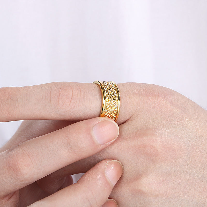 Planderful Mens Stainless Steel Personalized Ring For Men