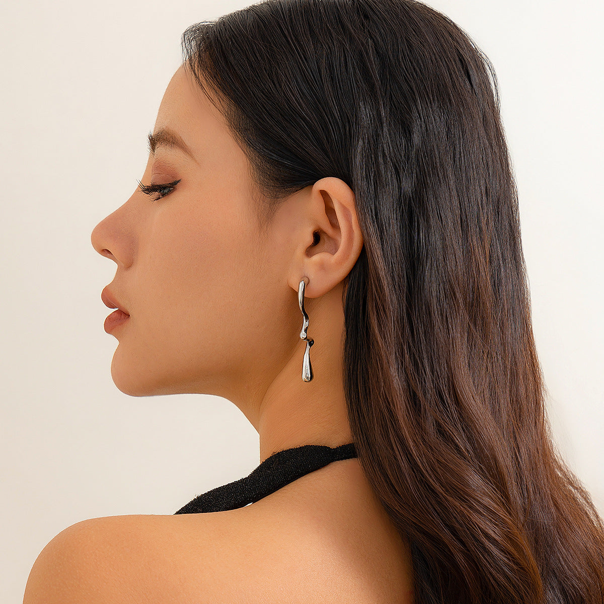 Geometric Earrings Lava Wind Irregular Drops Chic Statement Jewelry For Women Planderful