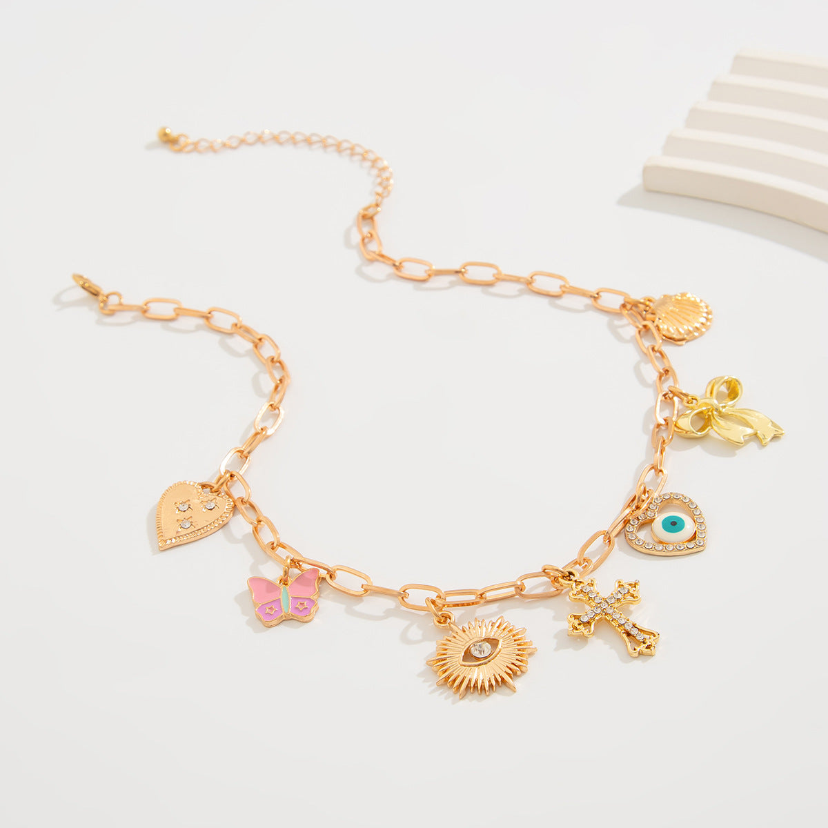 Planderful Vienna Verve Necklace – Elegant Imitation Pearl Fringe Design