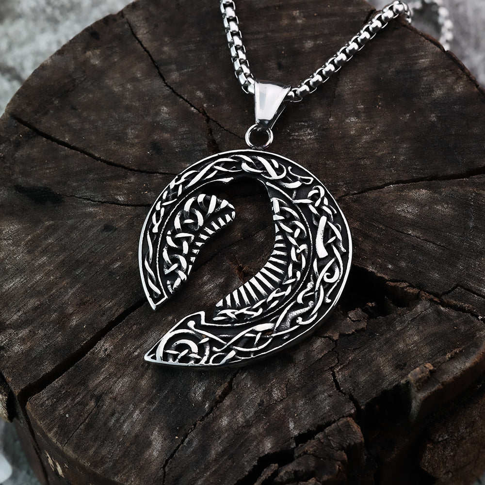 Cross-Border E-Commerce Amazon Neckwear Viking Pendant Necklace