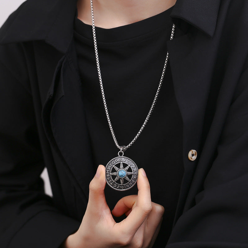 Steel Necklace – Vintage Men's Necklace