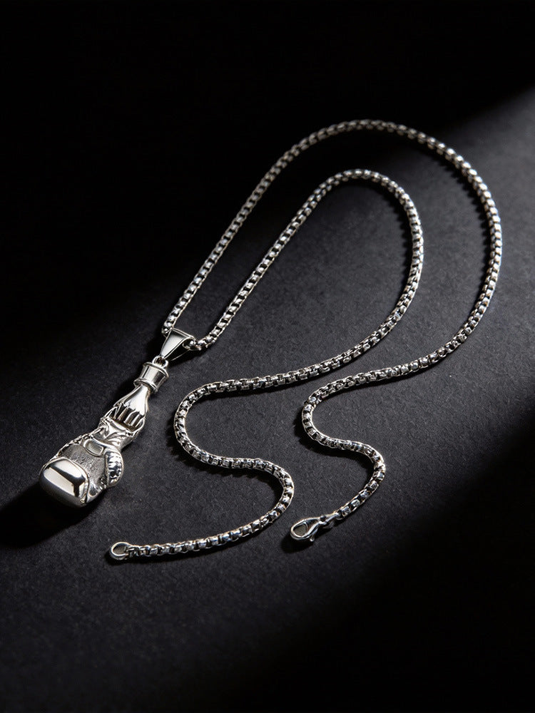 Vintage Stainless Steel Pendant