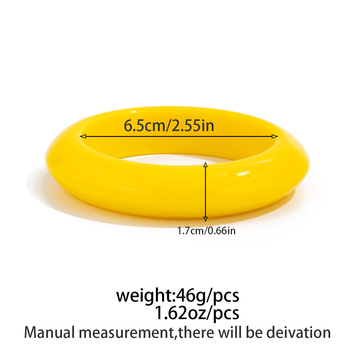 Planderful Vienna Verve Resin Bracelet For Women Bold Statement Jewelry Personalized Inscription