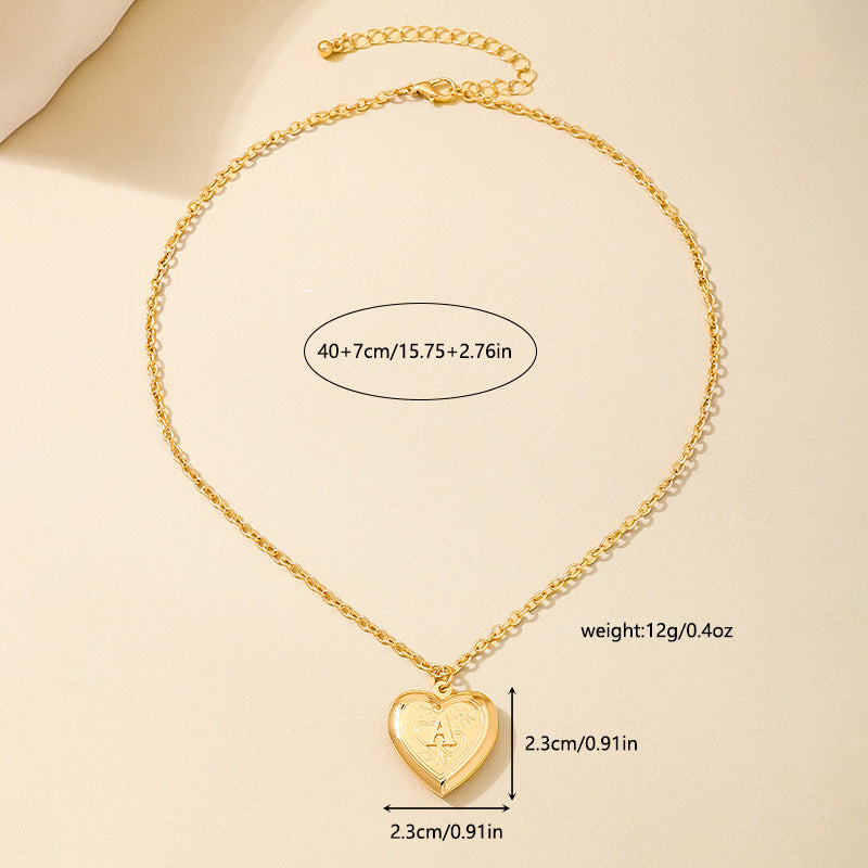 Planderful Vienna Verve Necklace – Personalized Retro Design with Openable Love Letters