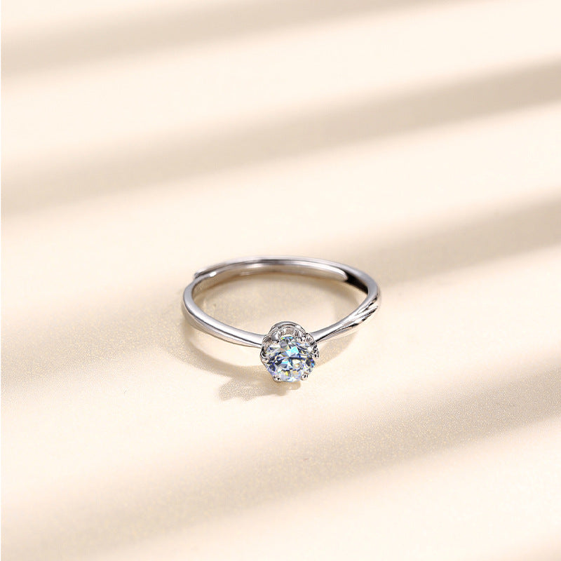 Minimalist S925 Sterling Silver Women's Ring