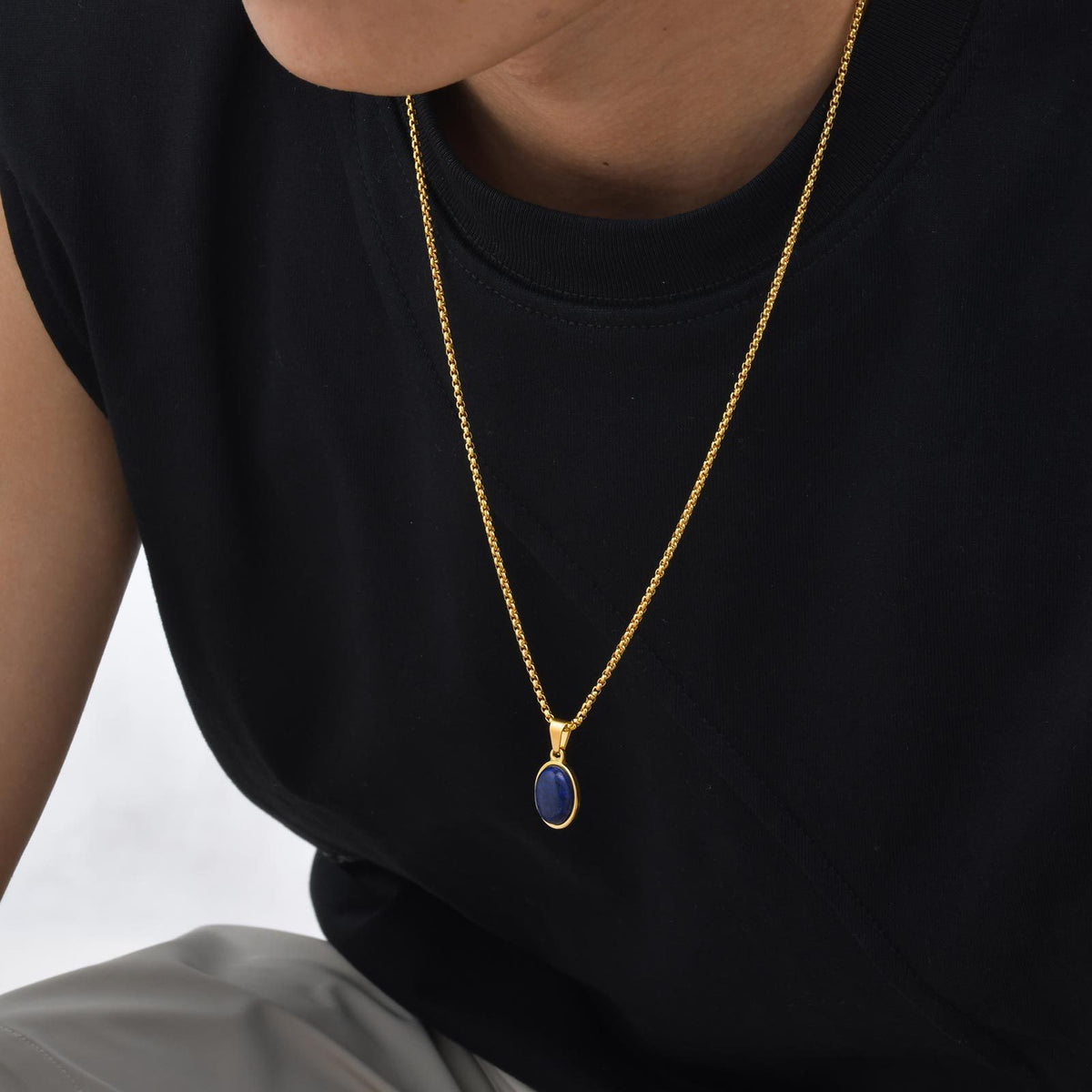 Vintage-Inspired Inlay Pendants — Chain Optional