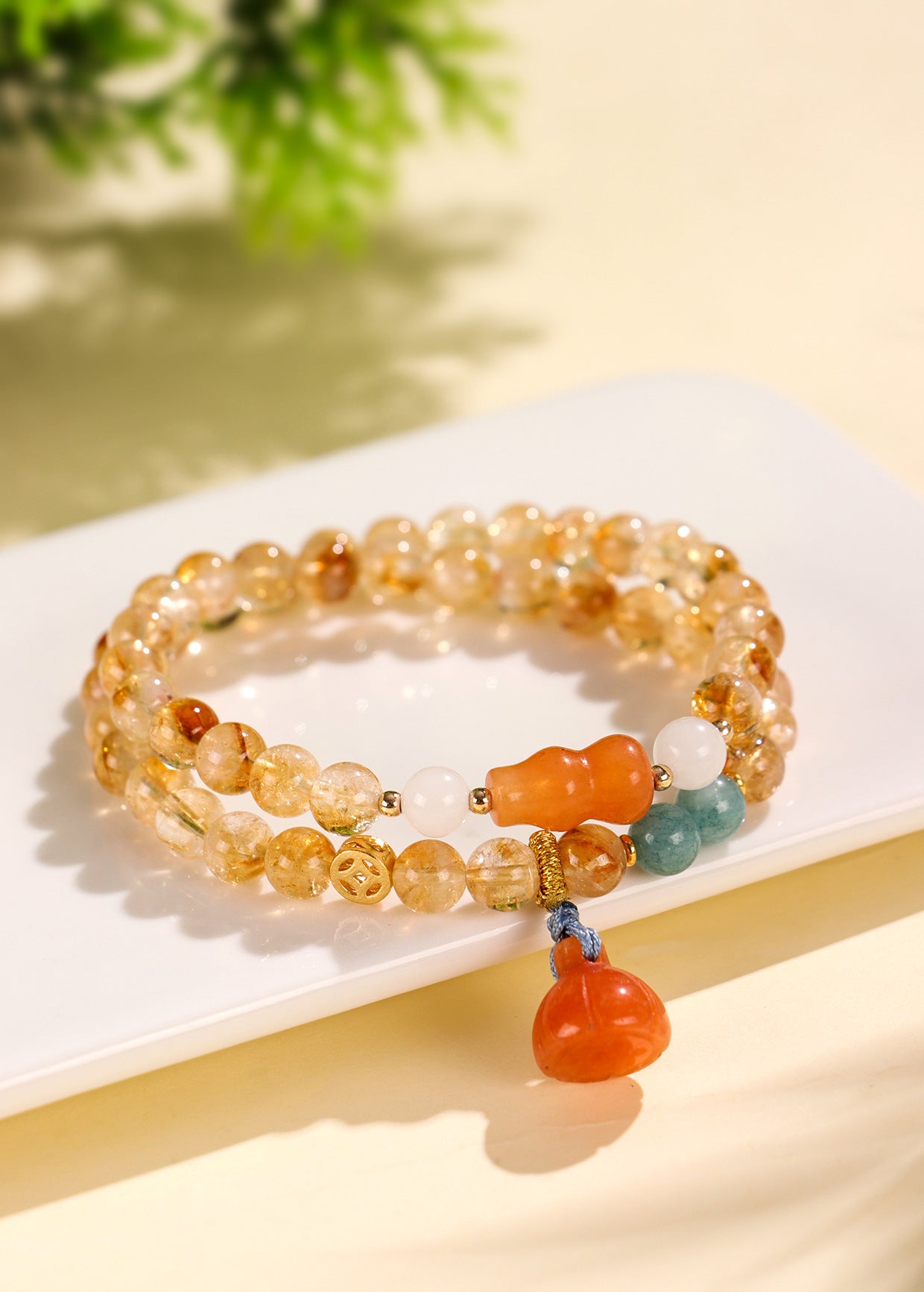 Planderful Fortune's Favor Bracelet – Ethnic Style Crystal Elegance