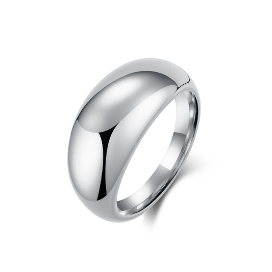 Stainless Steel Ring For Women 18K Gold Plated Personalized Hand Jewelry By Planderful