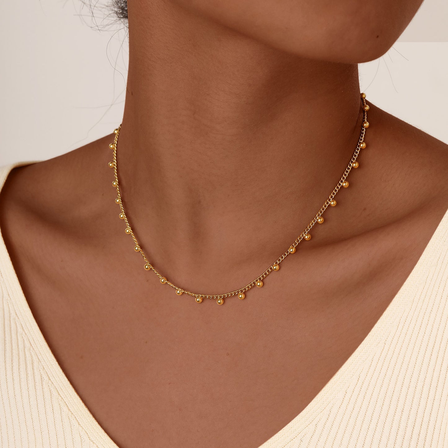 European And American Jewelry Wholesale Stainless Steel Necklace Set