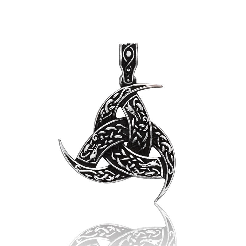 Nordic Viking Celtic Knot Stainless Steel Pendant for Men