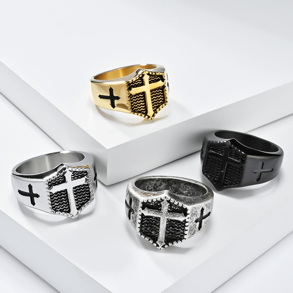 Steel Ring – Vintage Men's Daily Wear
