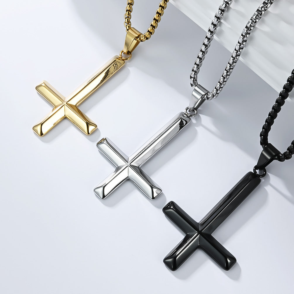 Stainless Steel Cross Necklace