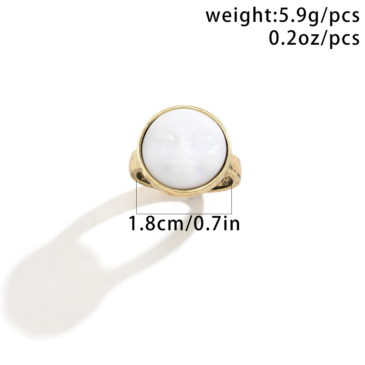 Cross-border Vienna Verve Ring with Creative Design and Personality Portrait Expression