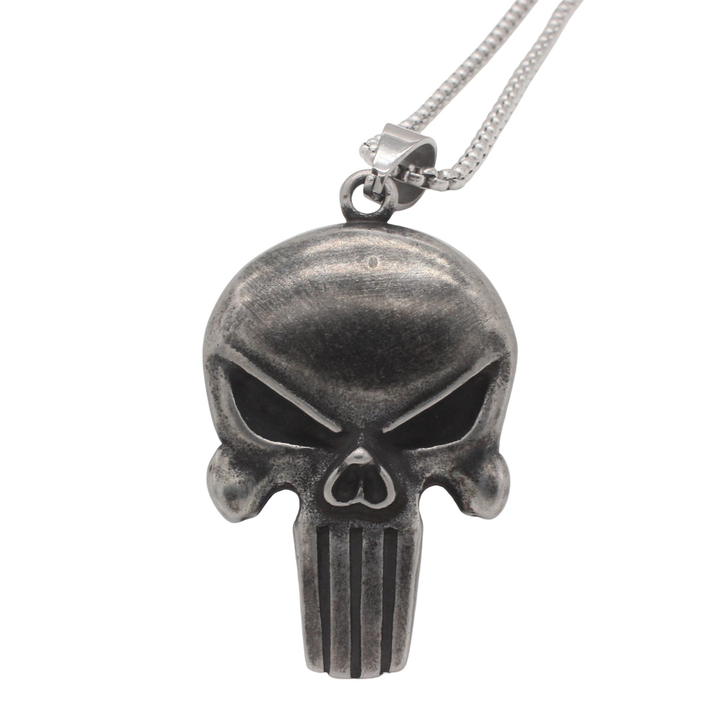 Planderful Jewelry Titanium Skull Pendant For Men Personalized Vintage Style Everyday Genie