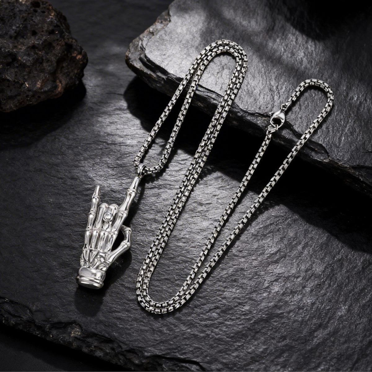 And Trendy Men Punk Stainless Steel Pendant