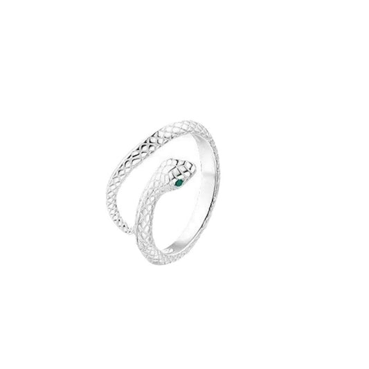 925 Sterling Silver Spirit Snake Ring for Women’s Luxury