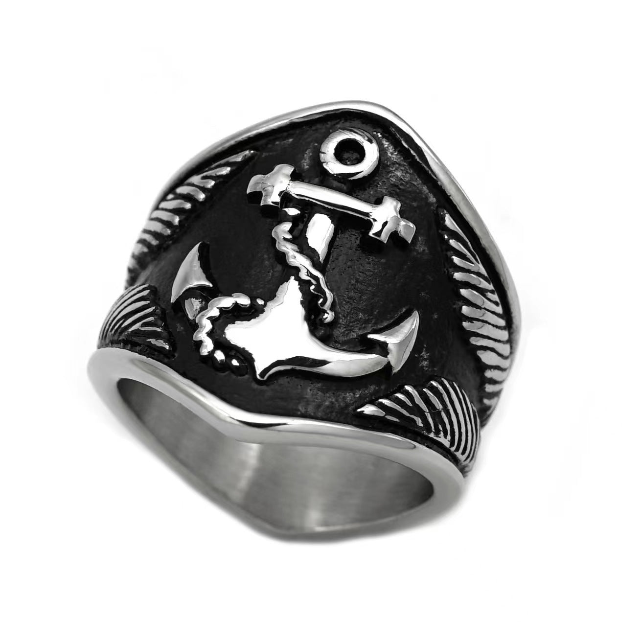 Cross-Border New Products Viking Ring Anchor Fashion Jewelry