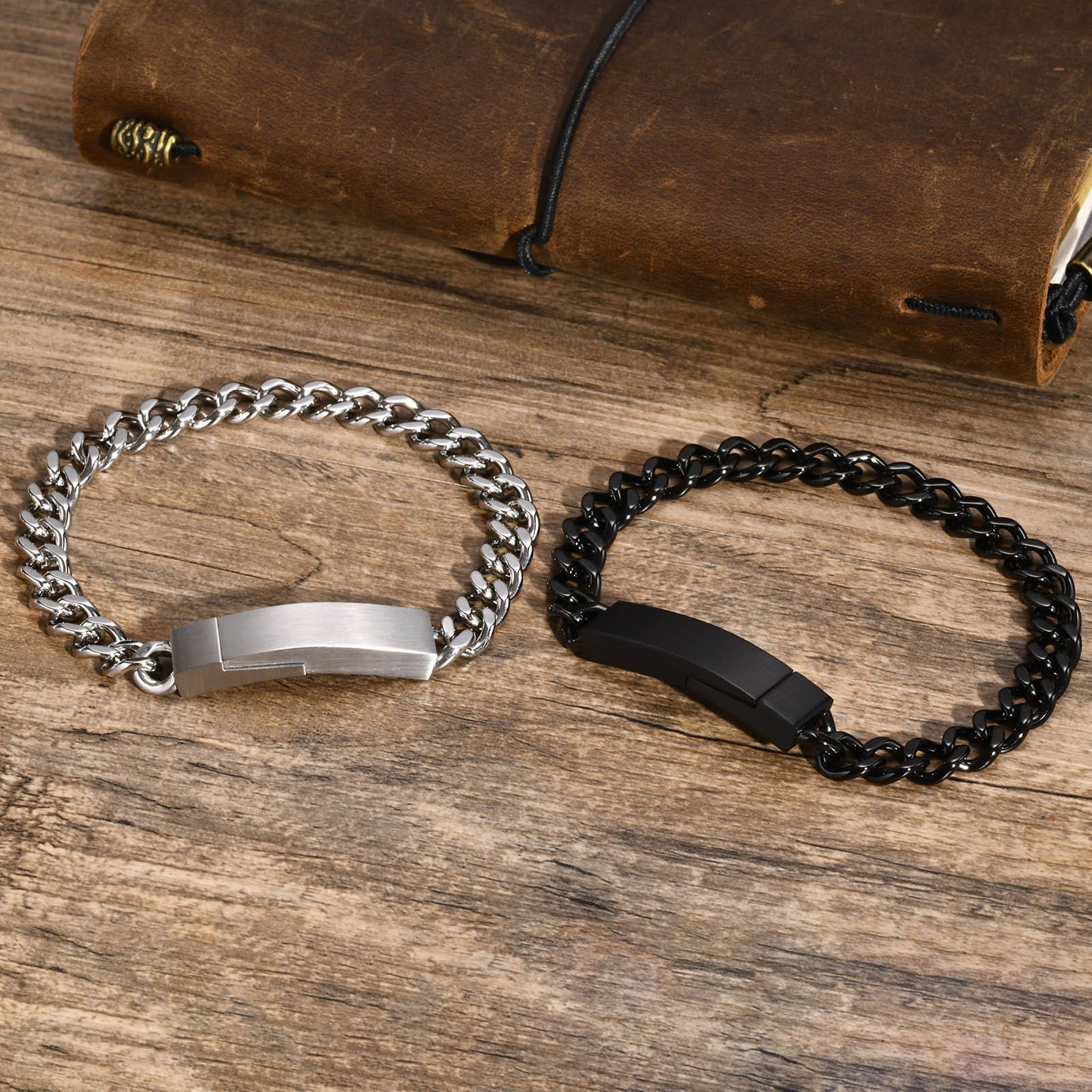 Cross-Border European and American Hip-Hop Tide Bracelet for Men