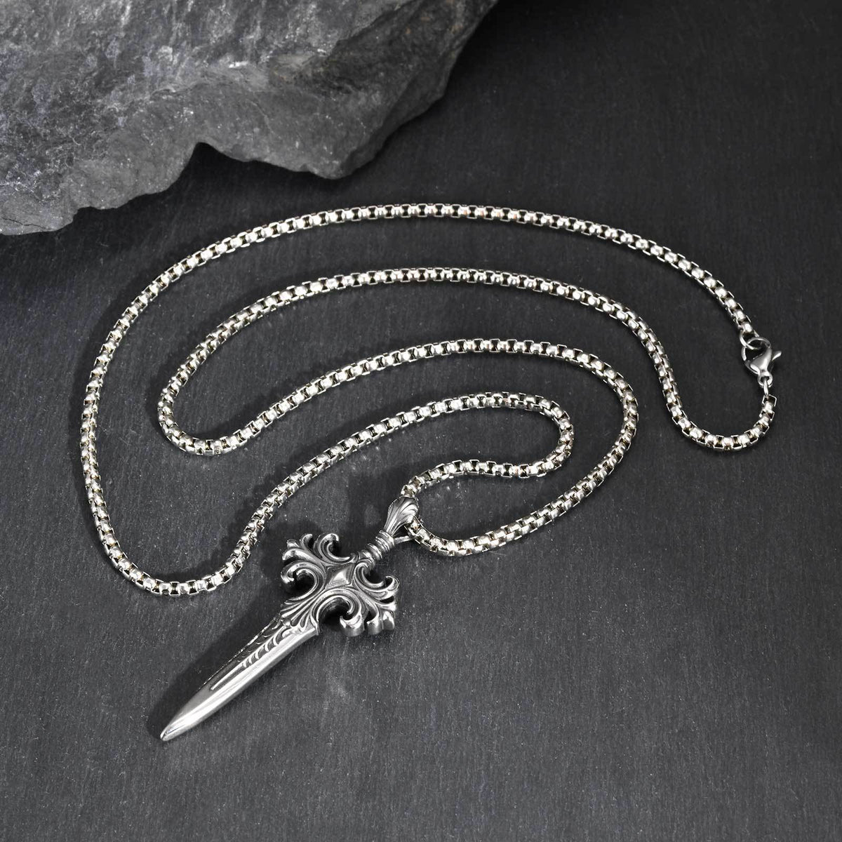 Gothic Zircon Pendant Necklace — Three Designs