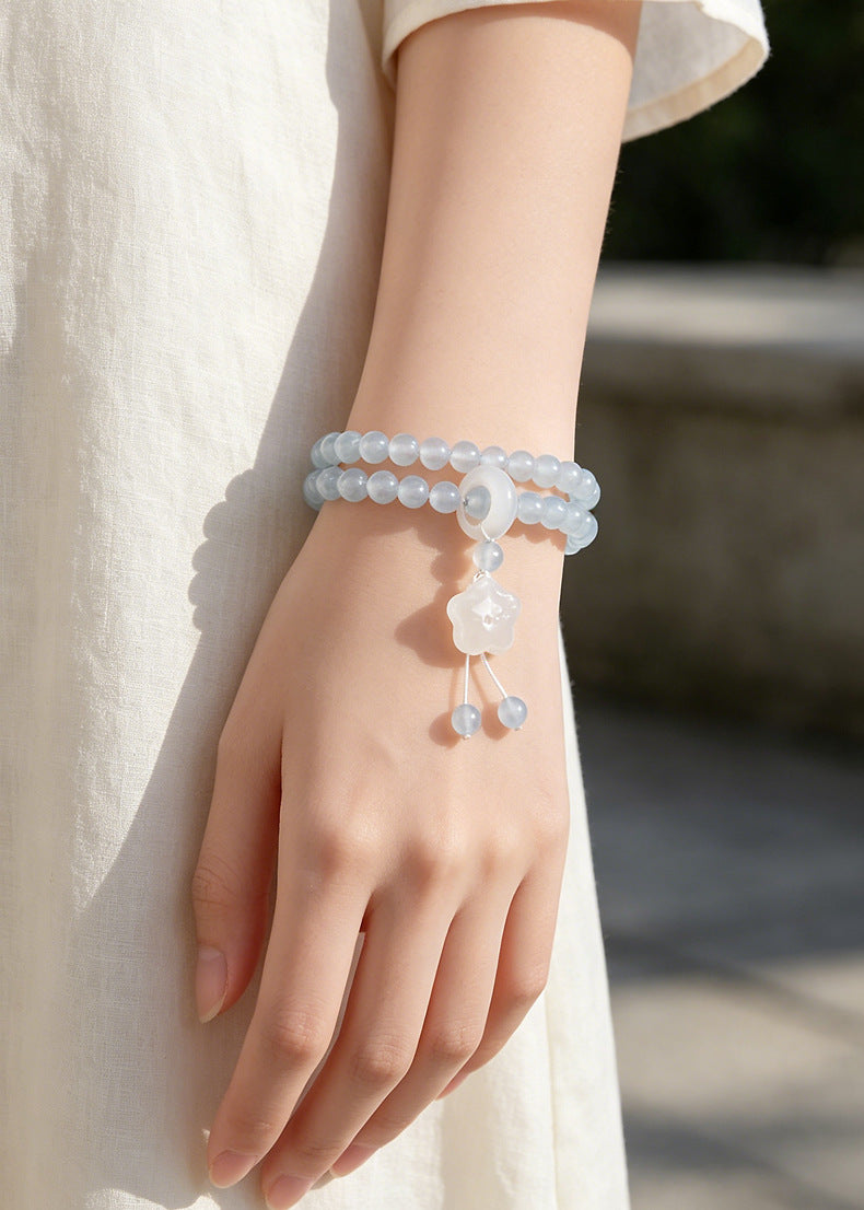 Amethyst Rose Quartz Agate Bracelet
