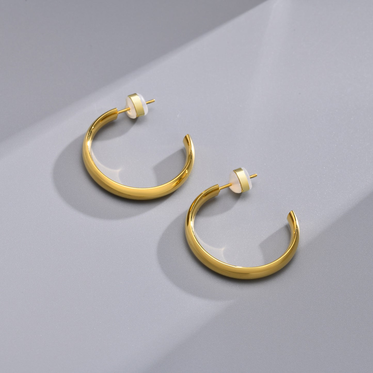 Women's Fashion Earrings Stainless Steel C-Shaped Wholesale