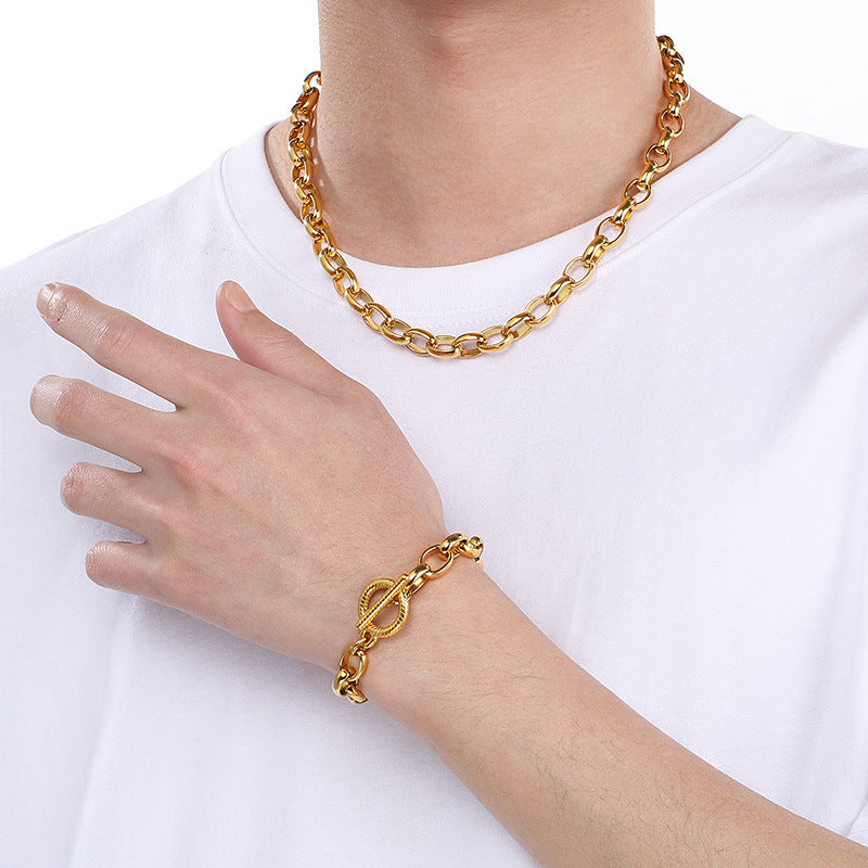 Planderful Everyday Genie Hipster Pearl Chain Bracelet Men