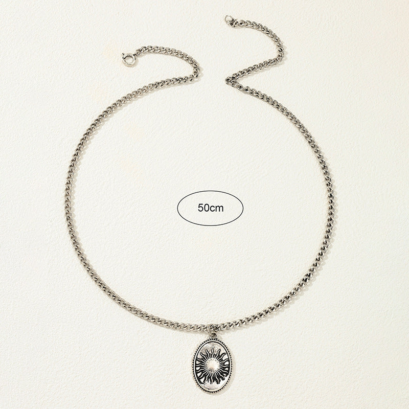 Sunflower Tag Necklace - Vienna Verve Collection