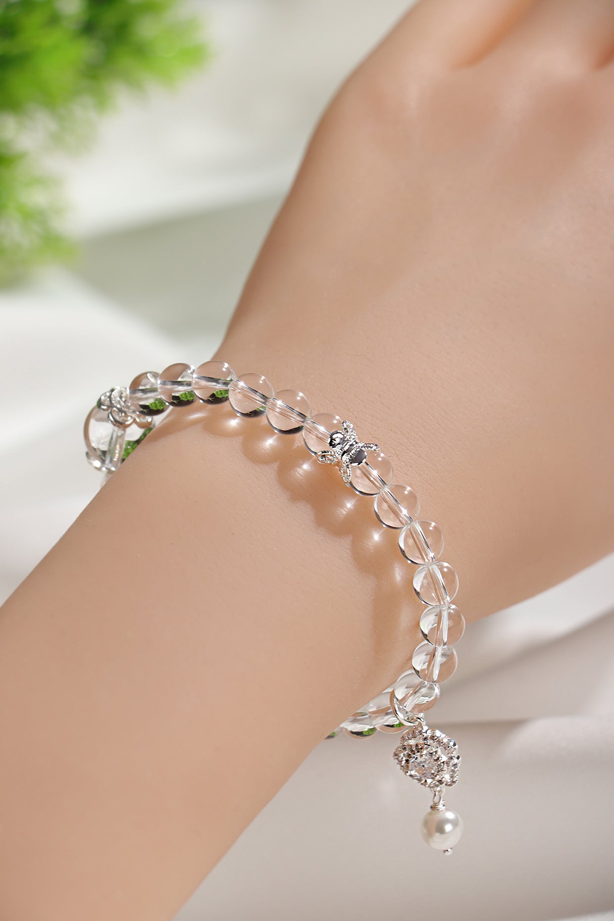 Planderful Fortune's Favor Bracelet – Elegant Crystal Beaded Design