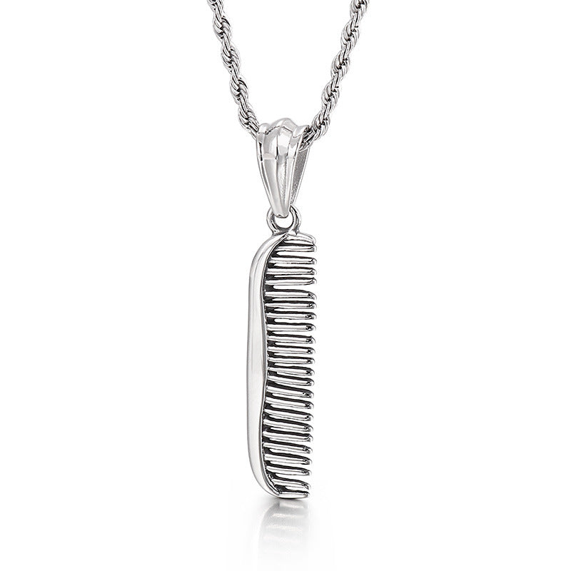 European and American Hip-Hop Style Titanium Steel Pendant for Men