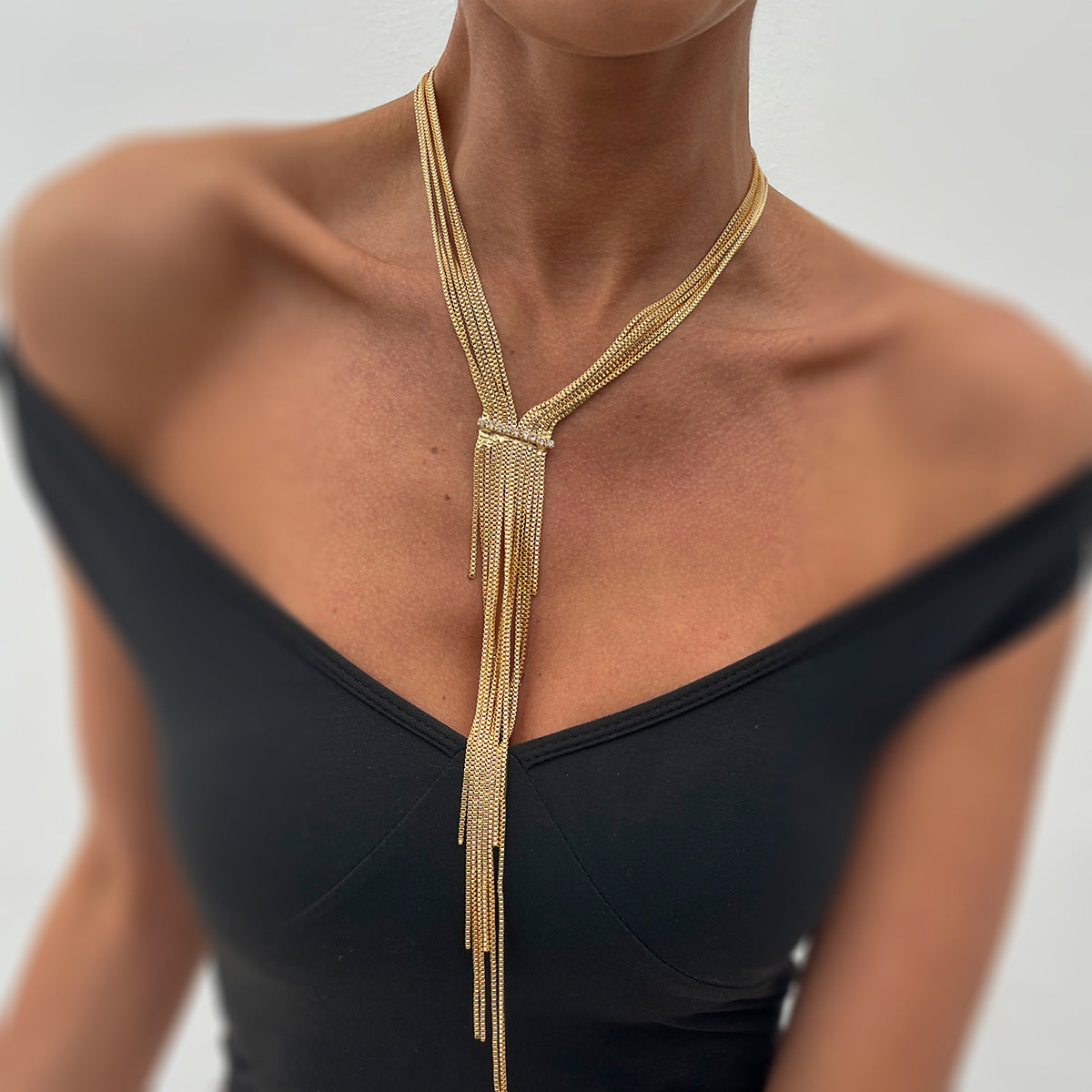 Planderful Vienna Verve Necklace – Unique Irregular Fringed Design