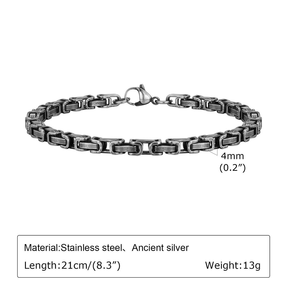 Vintage Stainless Steel Bracelet