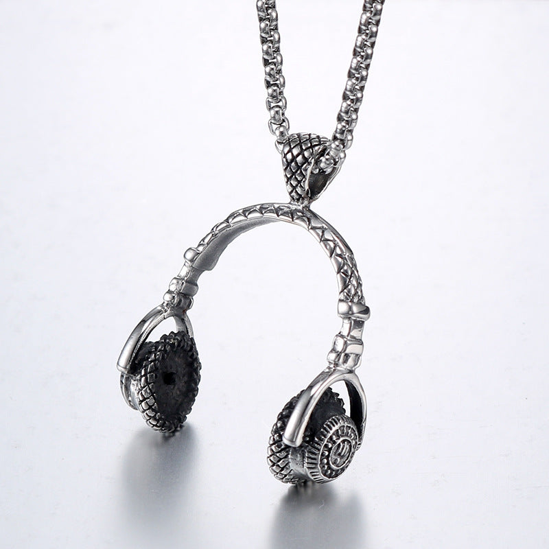 Urban Style Titanium Steel Hip-Hop Pendant for Men - Retro Personalized Jewelry